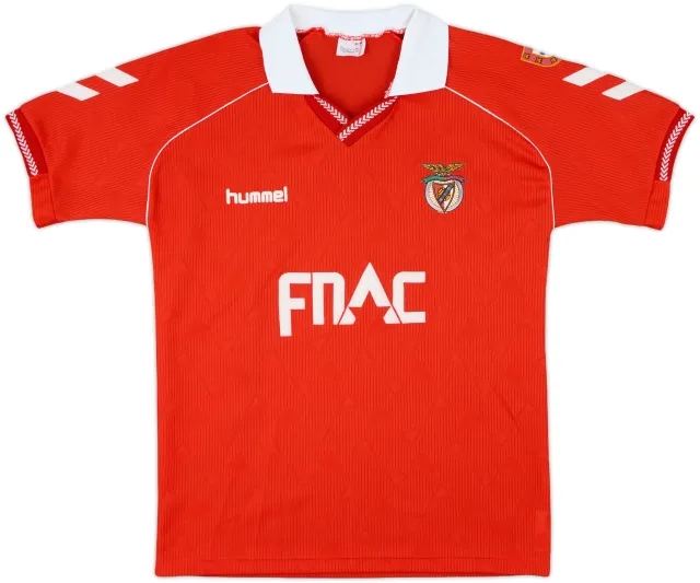 1991-92 Benfica Home Shirt - 10/10 - (L)