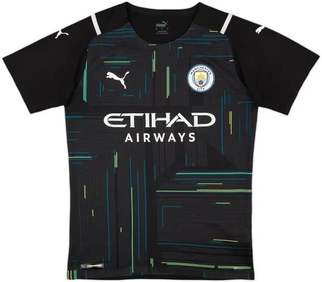 2021-22 Manchester City Authentic GK Shirt - 9/10 - (M)