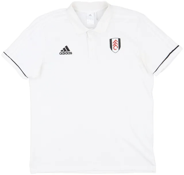 2017-18 Fulham adidas Polo Shirt - 9/10 - (XL)