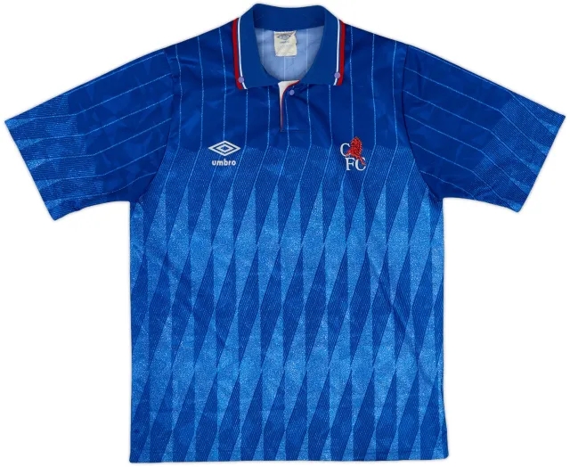 1989-91 Chelsea Home Shirt - 9/10 - (S)