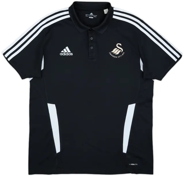 2011-12 Swansea adidas Polo Shirt - 7/10 - (L)