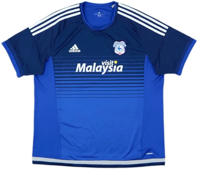2015-16 Cardiff Home Shirt - 8/10 - (XXL)
