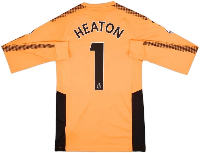 2017-18 Burnley GK Shirt Heaton #1 - 9/10 - (S)