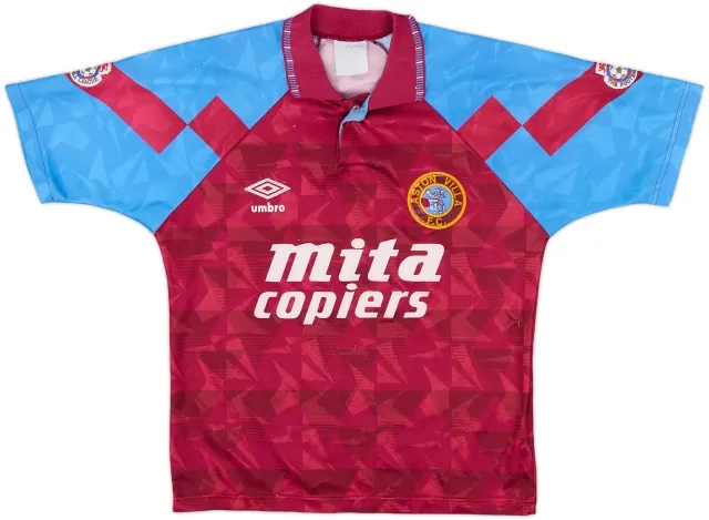 1990-92 Aston Villa Home Shirt - 4/10 - (M.Boys)