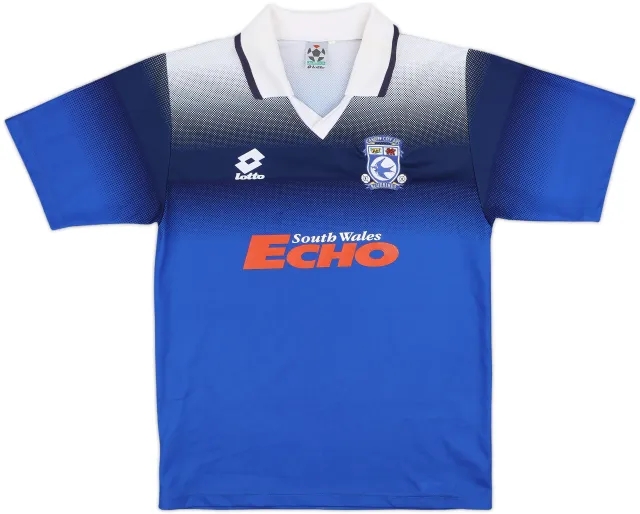 1996-97 Cardiff City Home Shirt - 8/10 - (S)