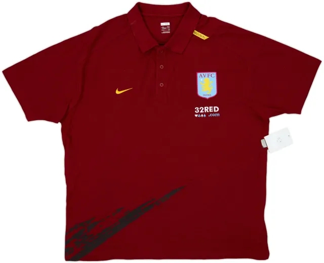 2007-08 Aston Villa Nike Training Shirt - 9/10 - (XL.Boys)