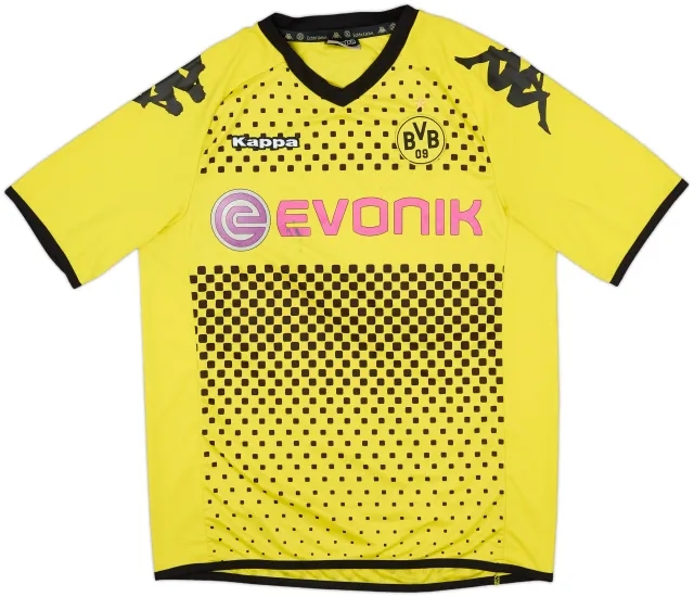 2011-12 Borussia Dortmund Signed Home Shirt - 6/10 - (L)