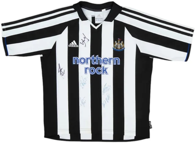 2003-05 Newcastle Signed Home Shirt - 8/10 - (L.Boys)
