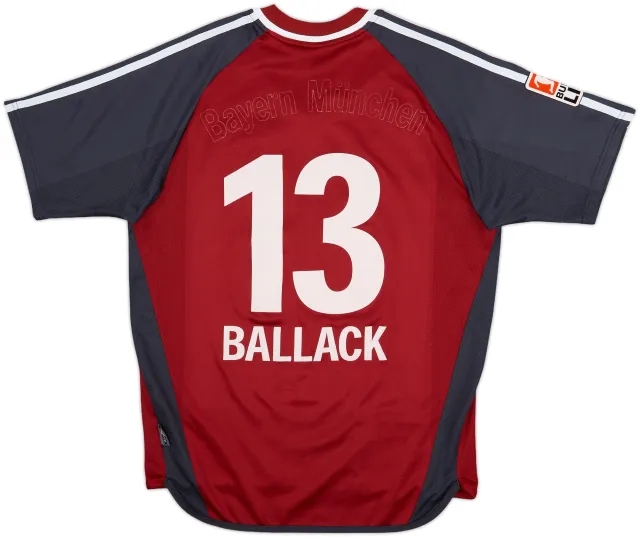 adidas Bayern Munich Mens SS Home Shirt 2002/03