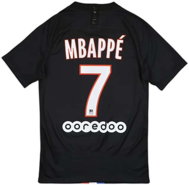 2019-20 Paris Saint-Germain Fourth Shirt Mbappe #7 - 10/10 - (XS)
