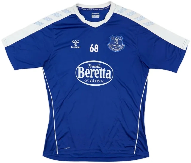 2020-21 Everton Player Issue Hummel Training Shirt #68 - 8/10 - (M)