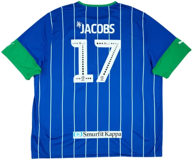 2019-20 Wigan Home Shirt Jacobs #17 - 6/10 - (4XL)