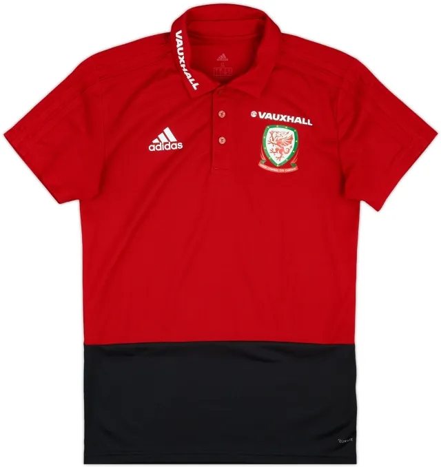 2018-20 Wales adidas Polo Shirt - 10/10 - (S)