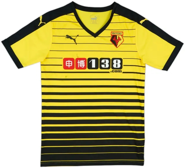 2015-16 Watford Home Shirt - 5/10 - (S)