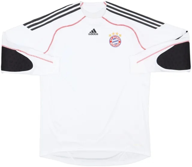 adidas Bayern Munich Mens LS Goalkeeper Player Issue Home Shirt 2010/11