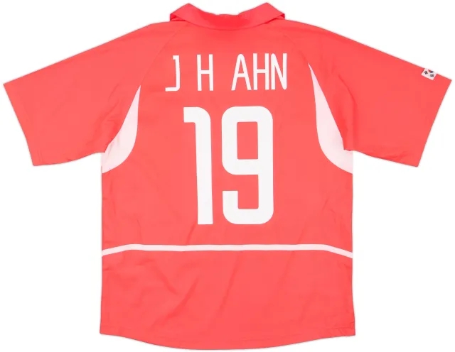2002-03 South Korea Home Shirt J.H.Ahn #19 - 10/10 - (M)