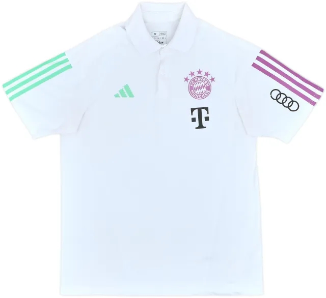 2023-24 Bayern Munich adidas Polo Shirt - 9/10 - (M)