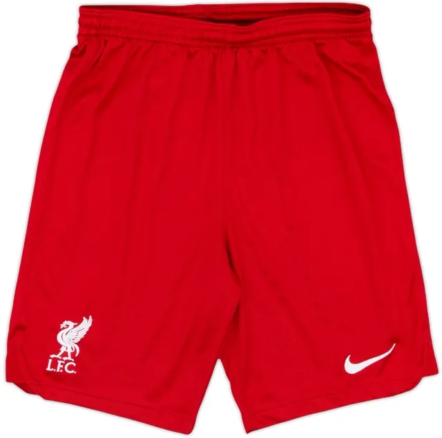 2023-24 Liverpool Home Shorts - 9/10 - (L.Boys)