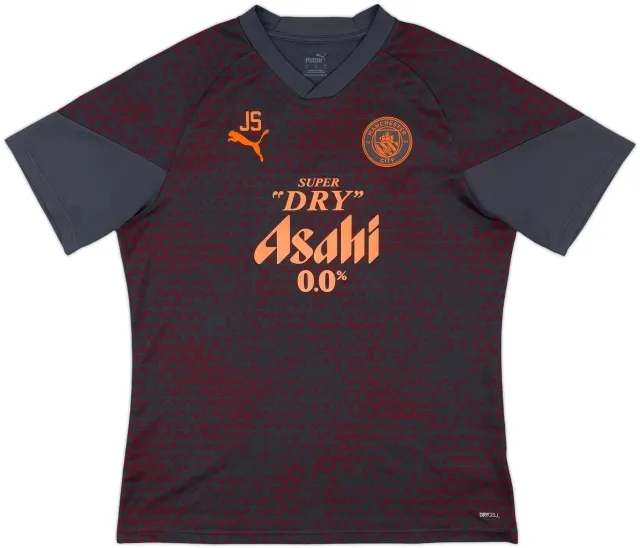 2023-24 Manchester City Puma Staff Issue Training Shirt JS - 9/10 - (L)