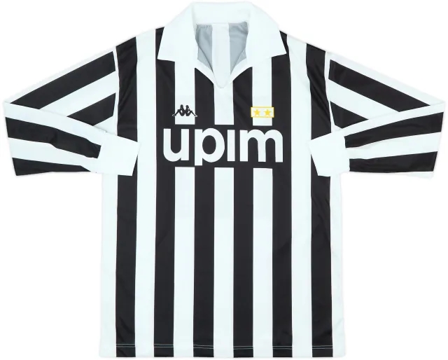 1991-92 Juventus Basic Home L/S Shirt #11 - 9/10 - (L)