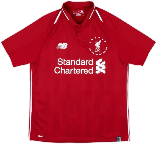 2018-19 Liverpool '6 Times' Special Edition Shirt - 7/10 - (S)