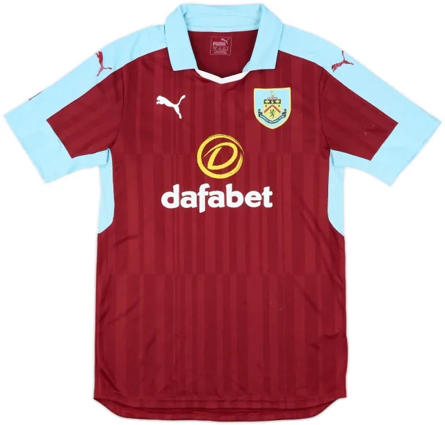 Puma Burnley Mens SS Home Shirt 2016/17