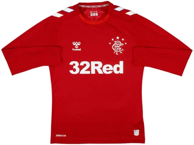 2019-20 Rangers Third L/S Shirt - 9/10 - (M)
