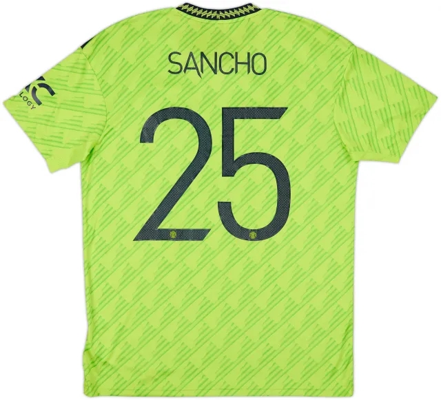 2022-23 Manchester United Third Shirt Sancho #25 - 10/10 - (L)