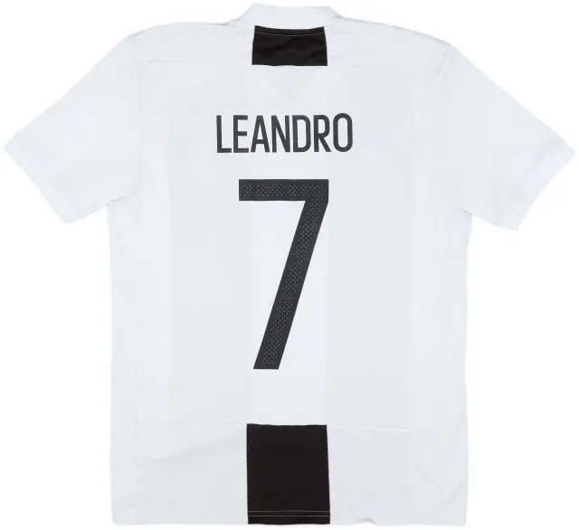 2018-19 Juventus Home Shirt Leandro #7 - 6/10 - (S)