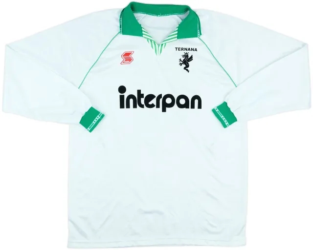 1990-91 Ternana Match Issue Away L/S Shirt #8