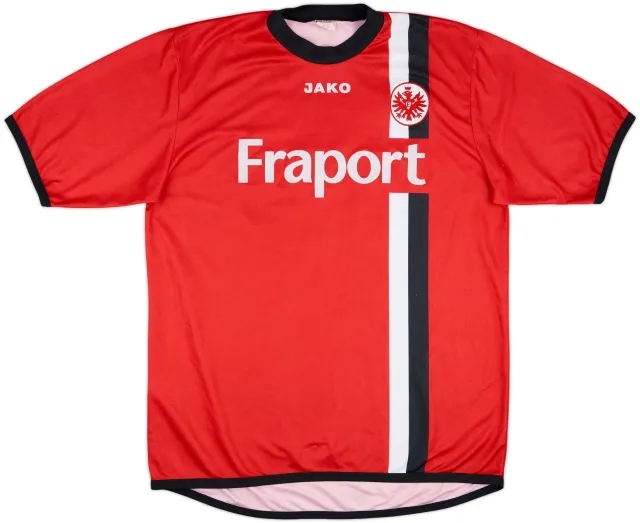 2005-06 Eintracht Frankfurt Match Issue Squad Signed Home Shirt #18