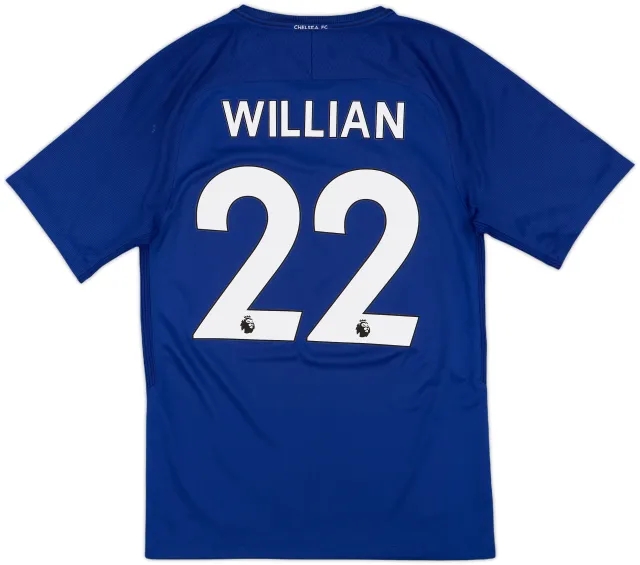 2017-18 Chelsea Home Shirt Willian #22 - 10/10 - (S)