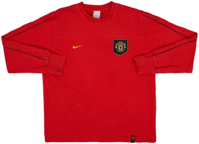 2004-05 Manchester United Nike Heritage Sweat Top - 8/10 - (L)