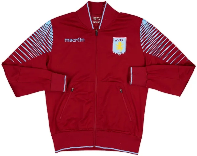 2014-15 Aston Villa Macron Track Jacket - 8/10 - (M)