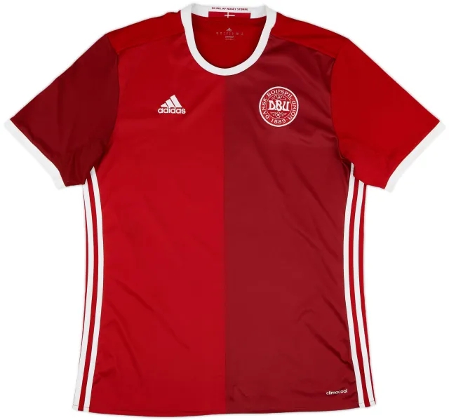 adidas Denmark Mens SS Home Shirt 2015