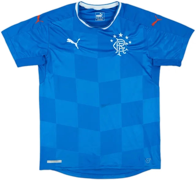 2016-18 Rangers Home Shirt - 6/10 - (XL.Boys)