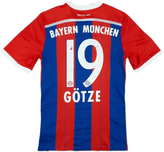 adidas Bayern Munich Boys SS Home Shirt 2014/15