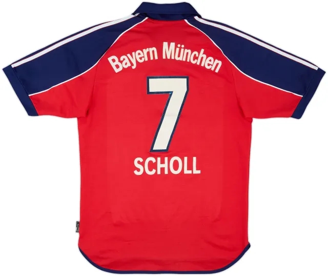 adidas Bayern Munich Mens SS Home Shirt 1999/01