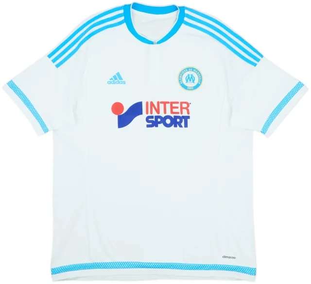 2015-16 Olympique Marseille Home Shirt - 8/10 - (XL)
