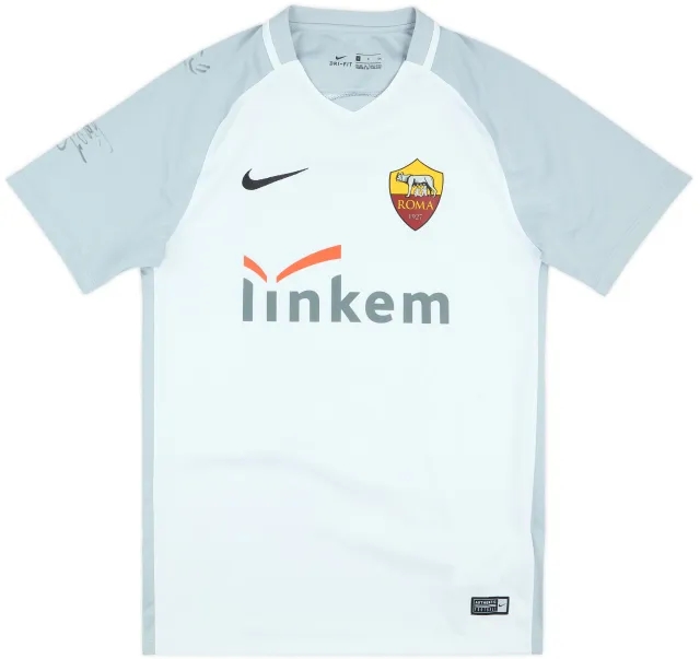 2017-18 Roma Nike Signed Training Shirt - 10/10 - (S)