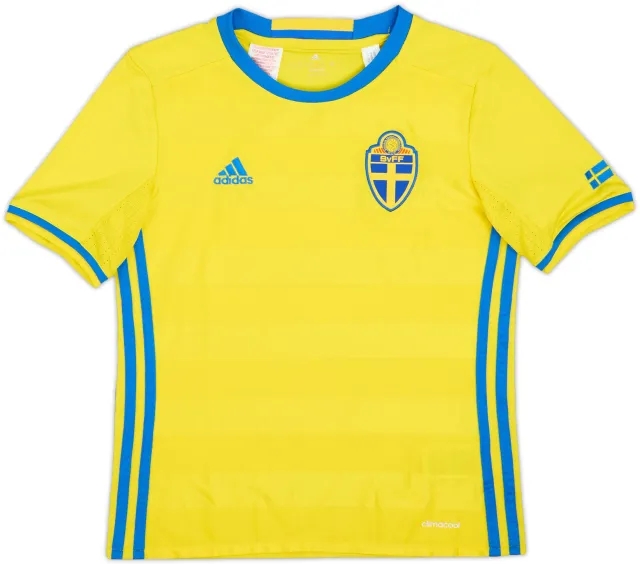 2016-17 Sweden Home Shirt - 9/10 - (M.Boys)