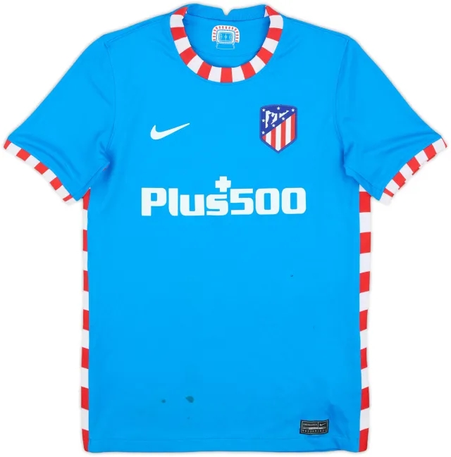 2021-22 Atletico Madrid Third Shirt - 5/10 - (L.Boys)