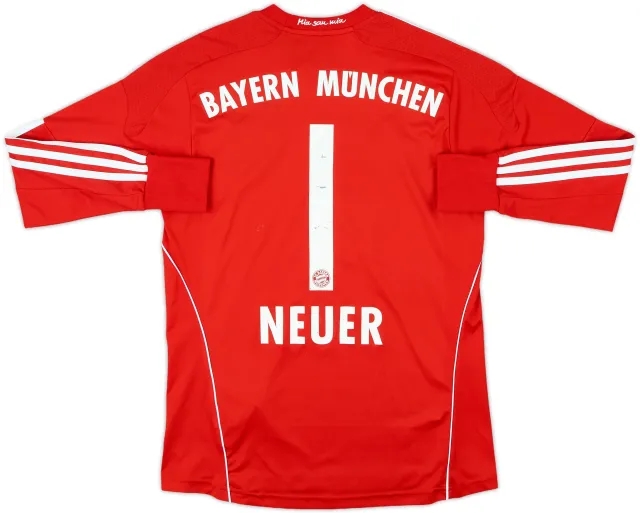 2013-14 Bayern Munich GK Shirt Neuer #1 - 7/10 - (L.Boys)