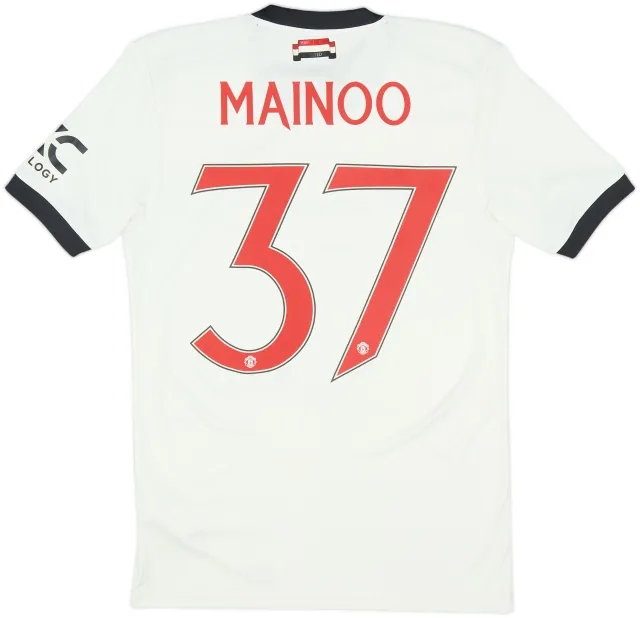 2024-25 Manchester United Third Shirt Mainoo #37 - 10/10 - (S)