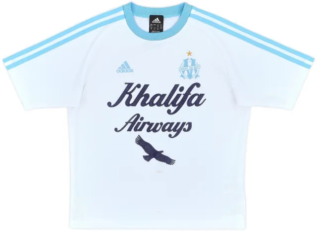 2002-03 Olympique Marseille Home Shirt - 5/10 - (M.Boys)