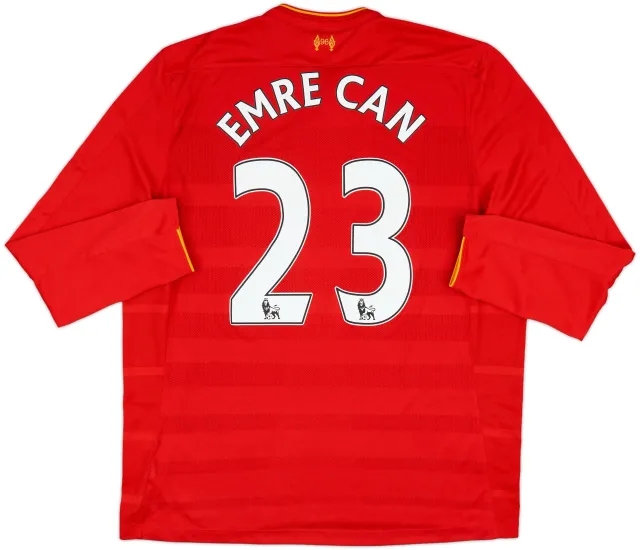 2016-17 Liverpool Home L/S Shirt Emre Can #23 - 6/10 - (XXL)