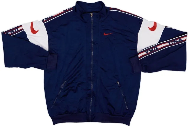 1996-98 USA Nike Track Jacket - 7/10 - (XL.Boys)