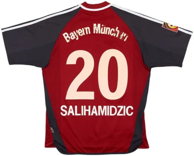 adidas Bayern Munich Mens SS Home Shirt 2002/03