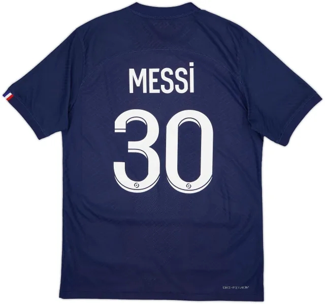 2022-23 Paris Saint-Germain Authentic Home Shirt Messi #30 - 10/10 - (M)