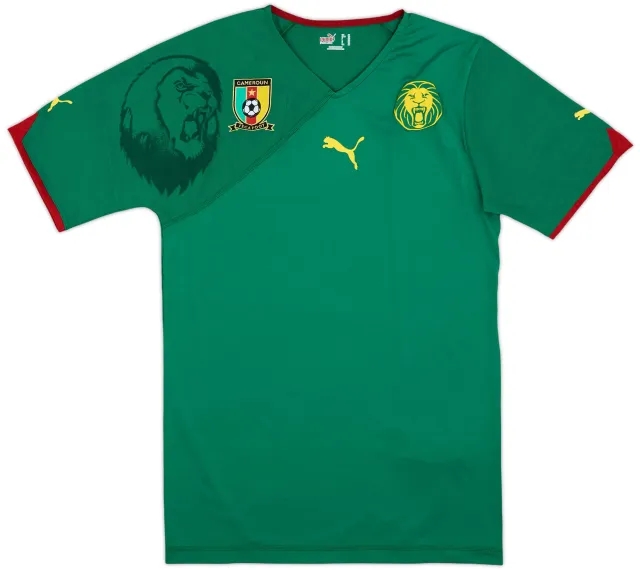 2010-11 Cameroon Player Issue Home Shirt - 10/10 - (XL)